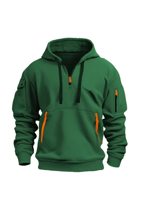 Men's Spring And Autumn Long Sleeved Hoodie Men's Casual Unique Outdoor Design Solid Color Long Sleeved Hoodie Large Size Designer Hoodies for Men