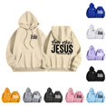 thumbnail image 1 of Zylarhe Mens Hooded Sweatshirt Hooded Sweatshirt Letter Print Slim Fit Casual Pullover for Daily Wear Sports with Unique Print Beige M, 1 of 7