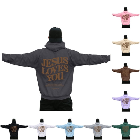 Zylarhe Mens Hooded Sweatshirt Male Hoodie Design Long Sleeve Sweatshirt with Partial Print Hooded Large Size Pocket Sweatshirt Top Dark Gray L