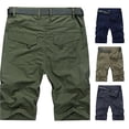 thumbnail image 1 of Zylarhe Mens Shorts Athletic Men's Casual Hiking Shorts with Pockets 4 Way Stretchy Lightweight Summer Outdoor Cargo Short 30 46 Have Belt Army Green XL, 1 of 9