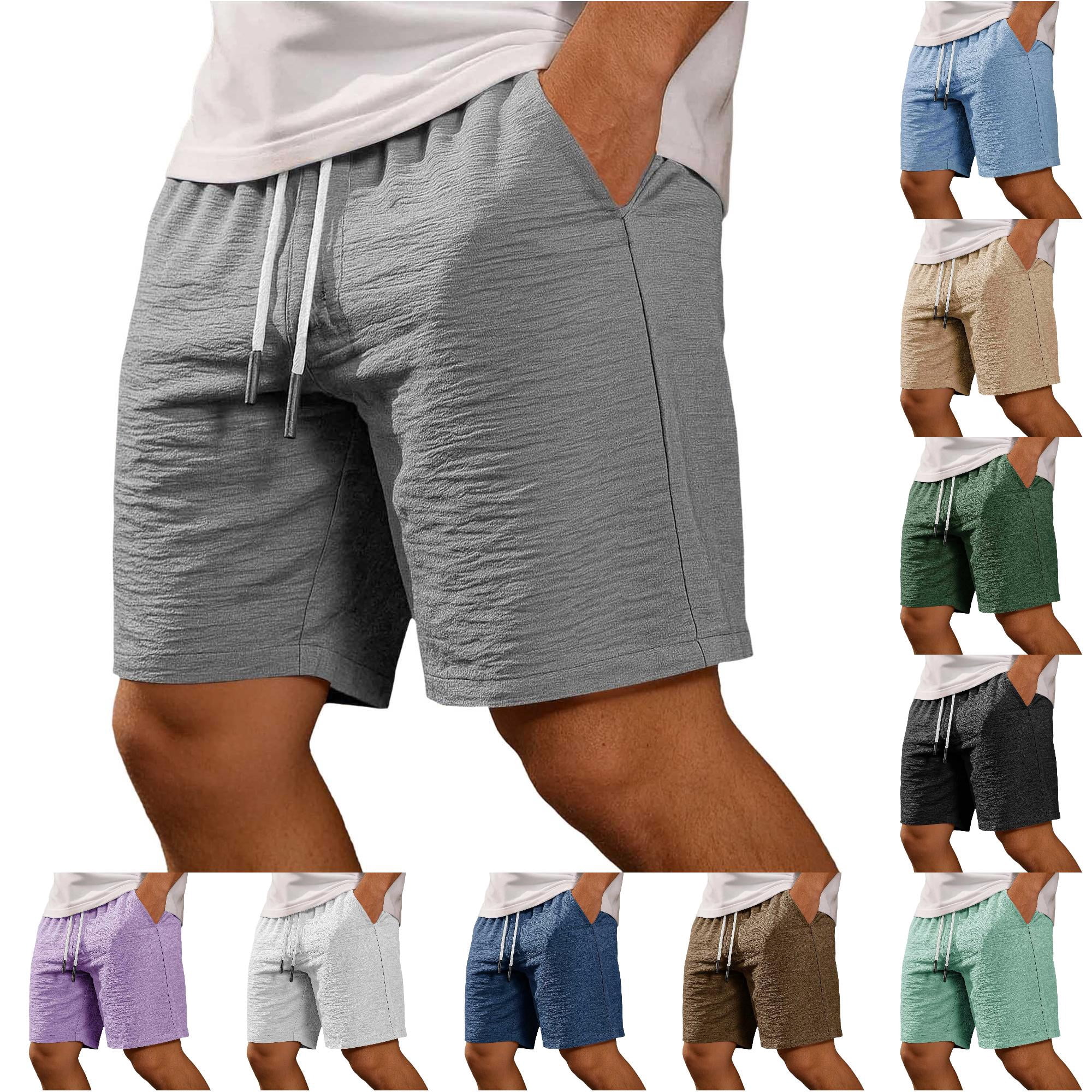 Zylarhe Mens Shorts Athletic Men's Casual Summer Shorts