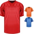 thumbnail image 1 of Zylarhe Mens Tshirt, Mens Fashion Sports T Shirt Hop Party Football Tops Baseball Shirt Red XXL, 1 of 3
