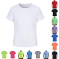 thumbnail image 1 of Zylarhe Mens Tshirt, Mens UPF 50+ Sun Swim Shirt Short Sleeve Rash Guard Athletic Quick Drying Tee White 4XL, 1 of 5