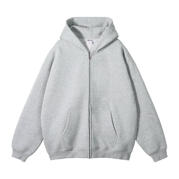 Zylarhe Mens Zip Up Hoodie Long Sleeve Full Zip Hooded Sweatshirt Pullover With Pocket Graphic Hoodie
