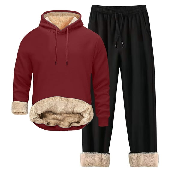 Zylarhe Unisex Casual Sports Winter Jacket Solid Color With Zipper Hoodie Sweatpants And With Pockets Suits And Tuxedos