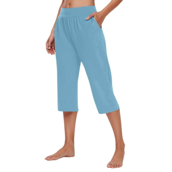 Zylarhe Women's Pants Women's Casual Cargo Jogger Pants Elastic Waist Comfortable Trousers Stylish Solid Color Design Lightweight Breathable Fabric