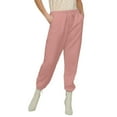 thumbnail image 1 of Zylarhe Women's Pants Women's Casual Floral Print Elastic Waistband Sweatpants Comfortable Pants Soft Stretchy Leggings for Daily Wear, 1 of 4