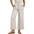thumbnail image 1 of Zylarhe Women's Pants Women's Casual Wide Leg Sweatpants High Waisted Loose Pants Soft Comfortable Oversized Joggers for Relaxation, 1 of 6