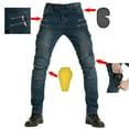 thumbnail image 1 of Zylarhe Women's Pants Women's Motorcycle Riding Pants Stretch Denim Protective Tear- Windproof Breathable Leg Pants for All Seasons, 1 of 4