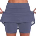 thumbnail image 1 of Zylarhe Women's Pants Women's Stretchy Yoga Skirt Sports Shorts High Waisted Lightweight Printed Jogging Casual Pants for Active 2024, 1 of 6
