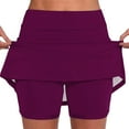 thumbnail image 1 of Zylarhe Women's Pants Women's Stretchy Yoga Skirt Sports Shorts High Waisted Lightweight Printed Jogging Casual Pants for Active 2024, 1 of 6