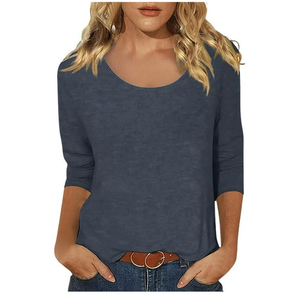 Zylarhe Womens T Shirts Women's Casual V-Neck Short Sleeve T-Shirt Soft Comfortable Stylish Basic Tee for Everyday Wear