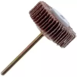 Zyler - Dremel 503 Flap Wheel, 3/8 In Dia, 1/8 In Arbor, 120 Grit, Fine