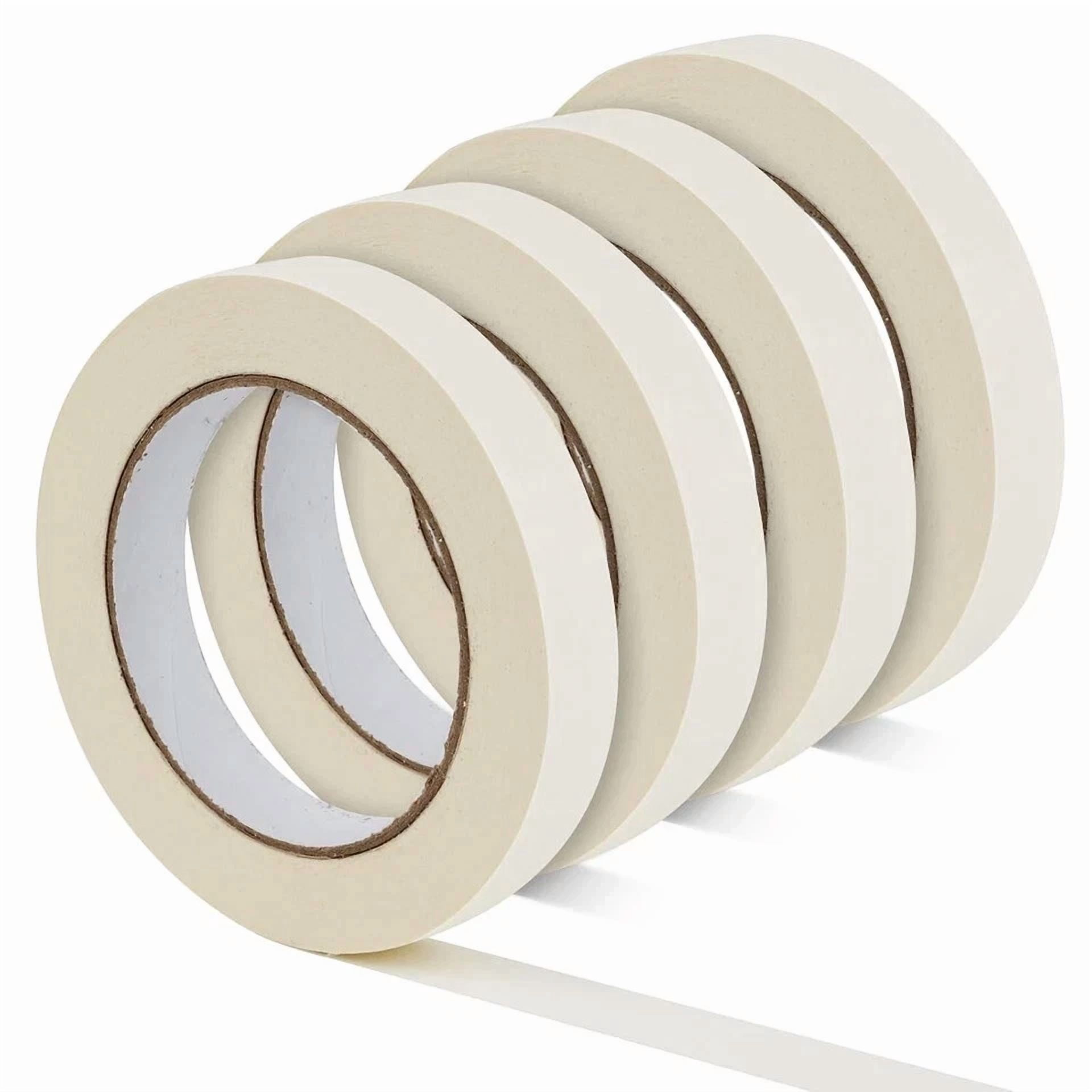 Zyler - Masking Tape, 0.75 Inch Wide Painters Inch X 55 Yards X 4 Rolls, 1