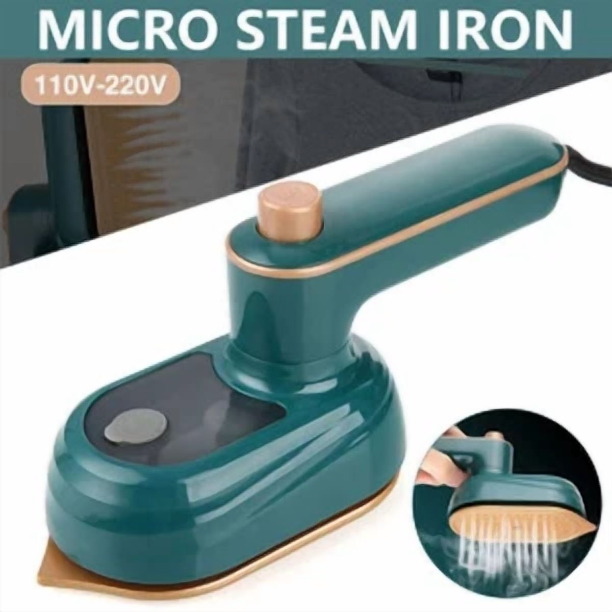 Zyler - Mini Micro Portable Steam Iron Machine Steamer Handheld Garment Clothes Ironing