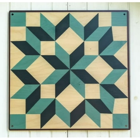 Zylina Garden & Coop Art - Blue Carpenter Star Quilt
