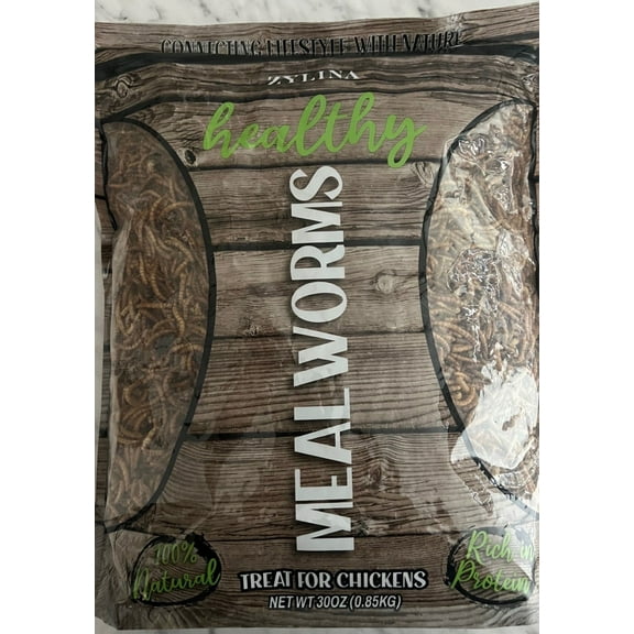Zylina Healthy Mealworms 30 OZ Bag