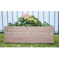 thumbnail image 1 of Zylina Modern Indoor/Outdoor Trough Planter Collection - Long 30" X 12" X 12" for Patios, Decks, Atriums, Balconies and Indoor Rooms, 1 of 9