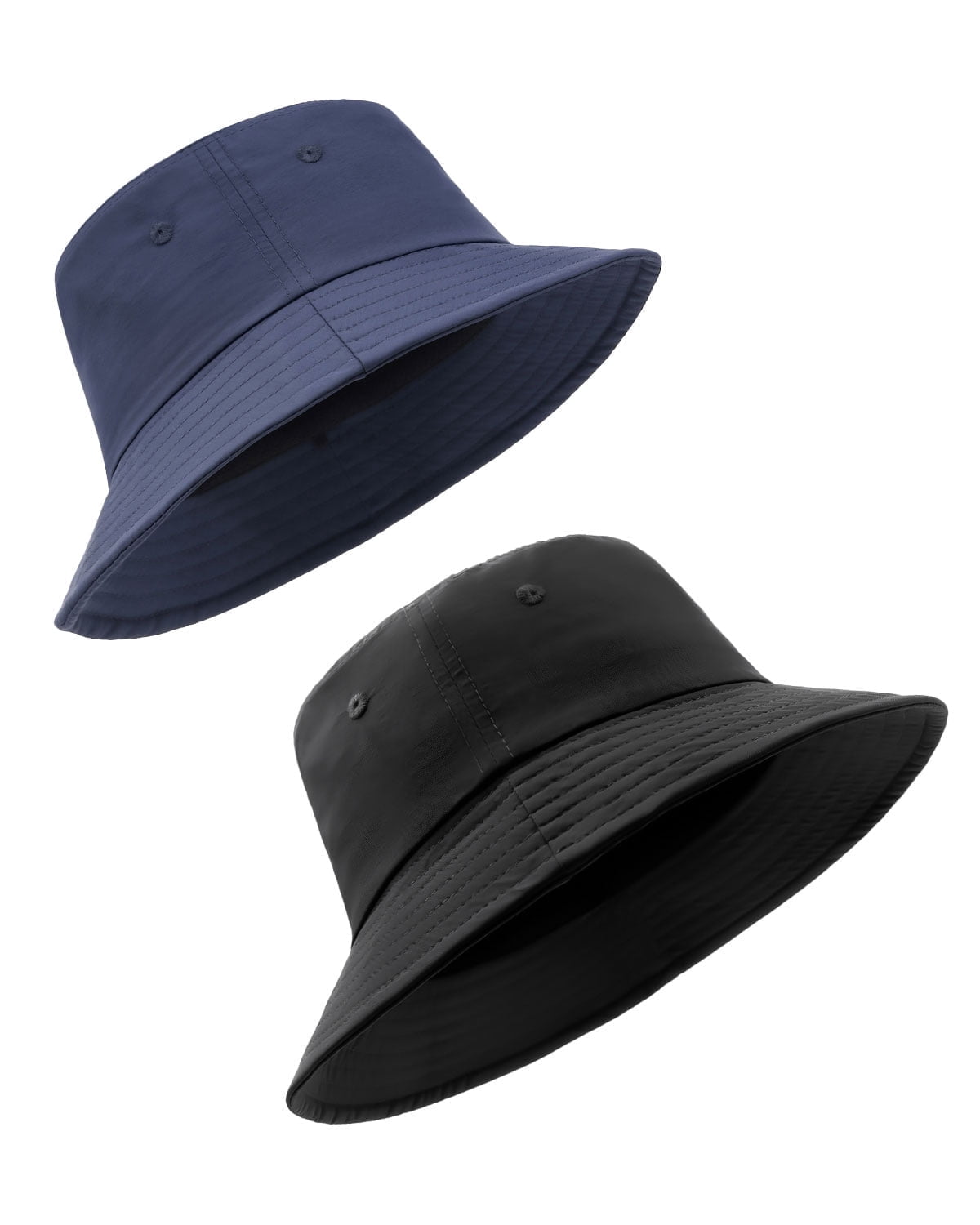 2360 2 Pack XX-Large Bucket Sun Hat,2 Pieces Big Heads Lightweight Travel XXL Quick Dry Bucket Sun Hat - Water Repellent & Lightweight  main image 3