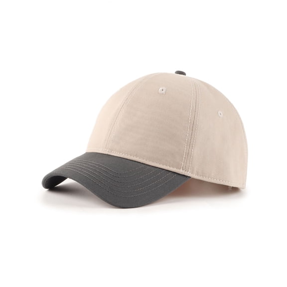 Zylioo Extra Large Ball Cap, Low Profile Dad Hat for Big Heads, 2-Tone 6-Panel 100% Cotton Adjustable Golf Cap