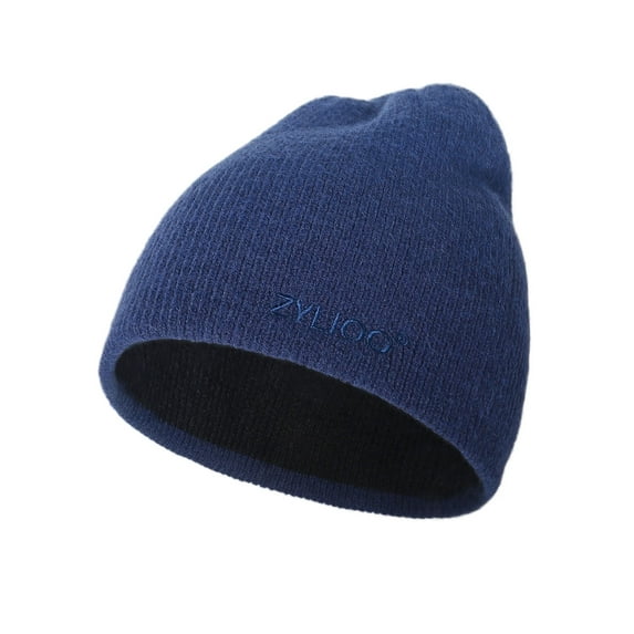 Zylioo Large Beanie Hat Reversible for Men Big Heads Women Knit Hat Winter Warm Double Sided Ski Skull Cap Windproof