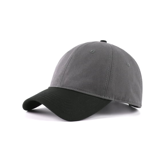 Zylioo Oversize 2-Tone Baseball Cap, XXL Low Profile Dad Hat, Extra Large 100% Cotton Adjustable Cap for Golf, Running