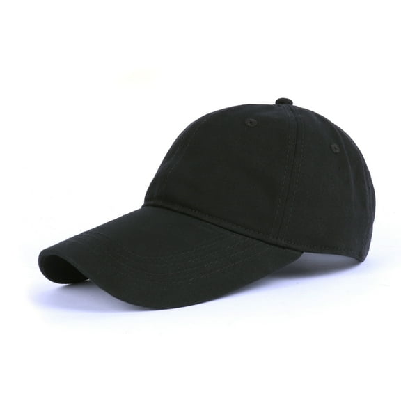 Zylioo Oversize XXL 100% Cotton Baseball Cap,Adjustable Buckle Plain Dad Cap,Large Head Hat for Big Heads 23.5"-25.5"