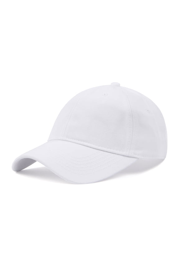 Oversize XXL 100% Cotton Baseball Cap,Extra Large Ball Caps ,Adjustable Dad Cap For Big Heads 23.5"-25.5"