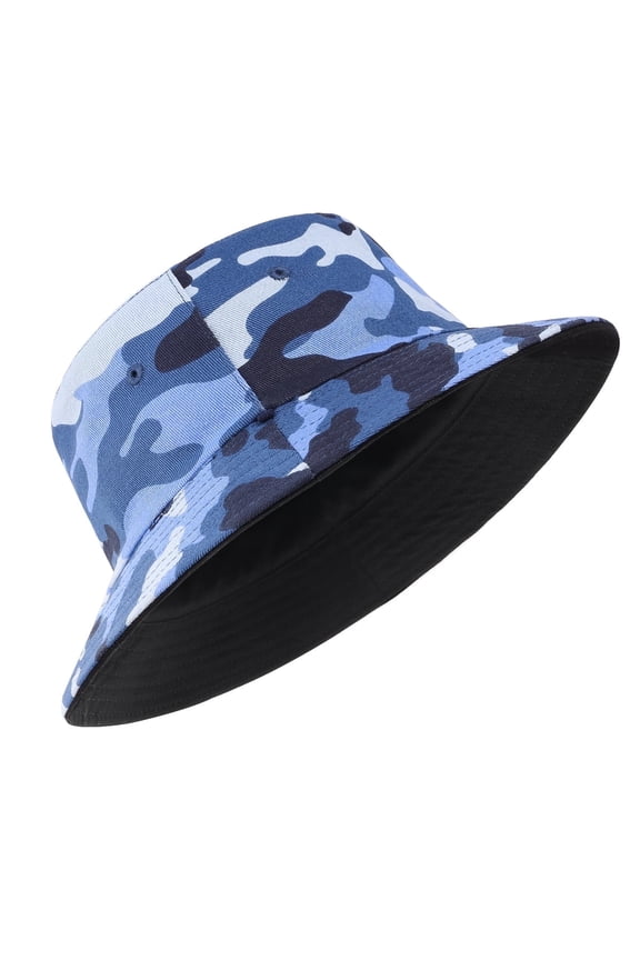 X-Large Camo Bucket Sun Hat,Big And Tall Outdoor Fishing Hat,Big Head Friendly Hunting Hat