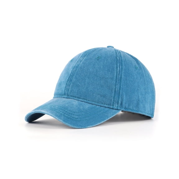 Zylioo XX-Large Washed Denim Baseball Caps,Adjustable Big Firm Ball Cap,Curved Bill Distressed Sun Caps