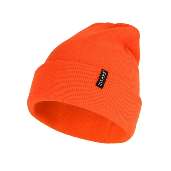 Zylioo XXL Knit Beanie Cap,Oversized Mens Beanie,Winter Stocking Hats For Big Heads,Large Warm Hat,Cuffed Skull Caps