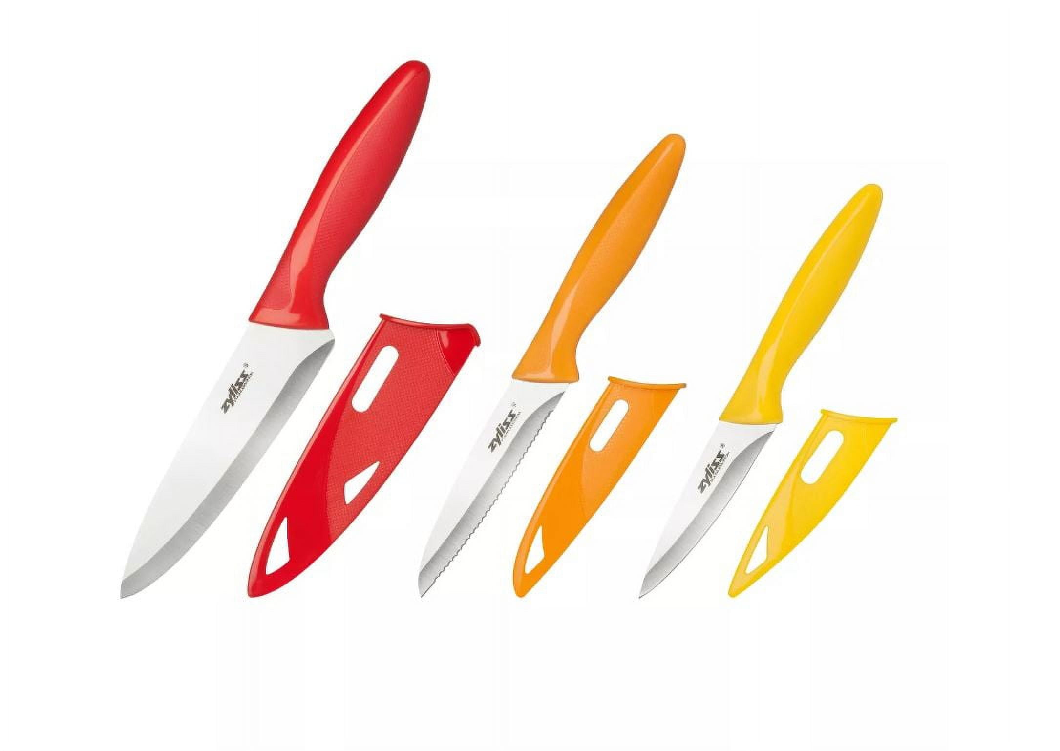 Cheer Collection 6pc Stainless Steel Kitchen Knife Set - Cheer Collection