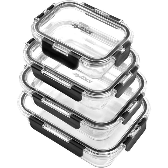 Zyliss 4 Piece Glass Storage Container