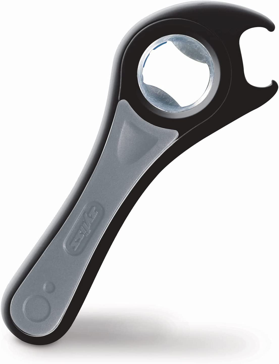 Red Ergonomic Stainless Steel Multi-Function Can and Bottle Opener