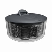Zyliss Easy Spin Salad Spinner with Pouring Spout, Gray