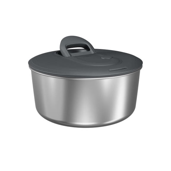 Zyliss Easy Spin Salad Spinner Stainless Steel Small (2-4 Servings)