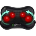 Zyllion Shiatsu Back and Neck Massager Cordless Rechargeable 3D