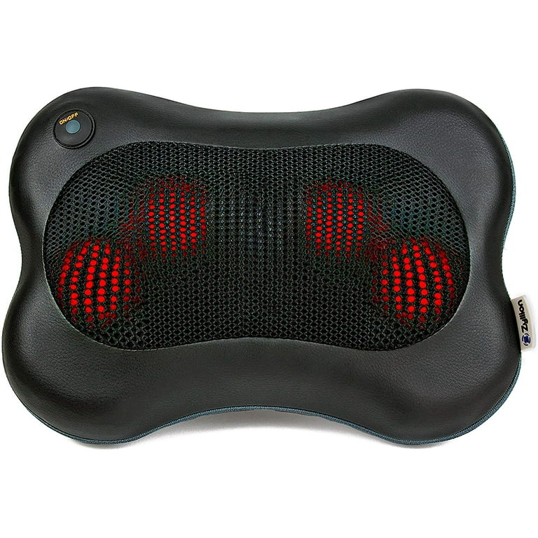 Zyllion Shiatsu Back and Neck Massager - Rechargeable 3D Kneading Deep  Tissue Massage Pillow with He…See more Zyllion Shiatsu Back and Neck  Massager 