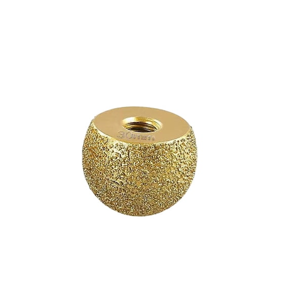 Zyllora 1/3Pcs Mushroom Head Grinding Wheel Round Grinding Head Abrasive Tool for Stones Internal Grinding Polishing Engraving Tool 30Mm