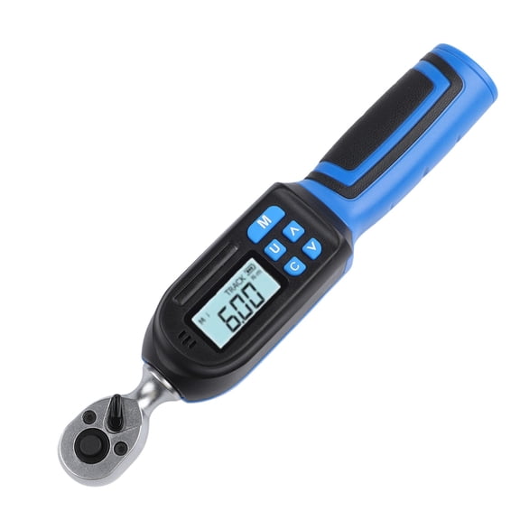 Zyllora 1/4 High-Precision Digital Adjustable Torque Wrench Digital Torque Wrench 1.5-30N for Tightening Lug Nuts/Engine Bolts Tools