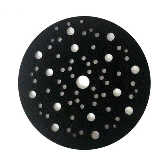 Zyllora 1 Pc 6 Interface Pads 70Hole 150Mm Hook and-Loop Soft Density Foam Sponge-Cushion Buffer Backing Pad for Orbital Sander Polish