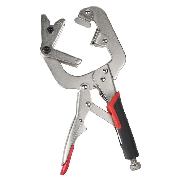 Zyllora 10 Inch Adjustable Welding Pipe Plier, Locking C Clamp with 270 Rotary Design for Metalworking, Chrome Vanadium Steel Vice Grip for 1-3 Inch Round and Square Tubes