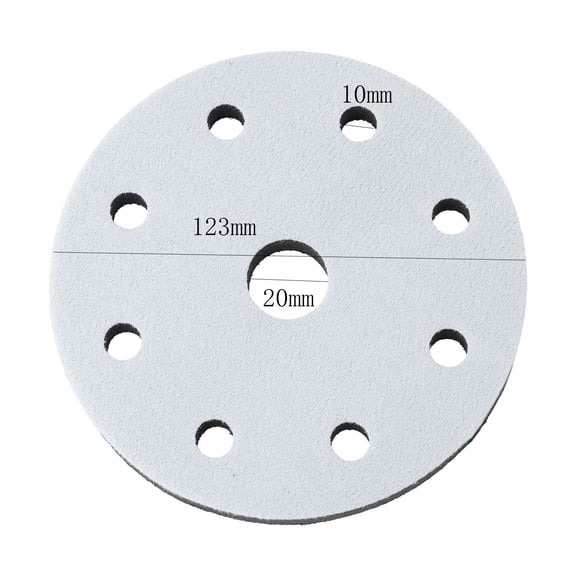 Zyllora 125Mm Pad Interface Pad Increased Disc Life Quick Changeouts 9 Holes Sanding Pad for Power Tool Abrasive Tool 125Mm 5