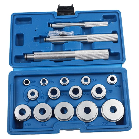 Zyllora 17Pcs Bearing Race and Seal Installer Set Bushing Drivers Remover Tool Spacer Bushing Press Kit for Wheel Bearing Automotive