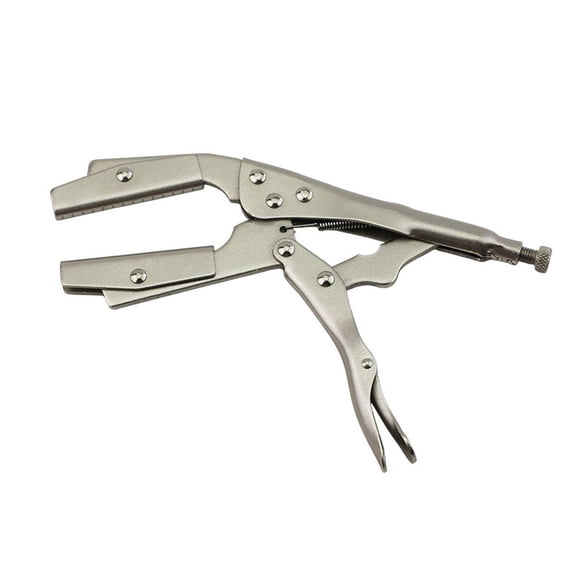 Zyllora 1Pcs 10 Inch Radiator Hose Clamp Pliers Anti-Slip Teeth Heavy Duty Carbon Steel Adjustable Grip Clamp Locking Pliers Tool