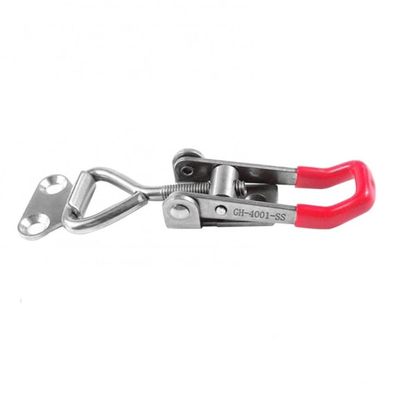 Zyllora 1Pcs Toggle Clamp Adjustable Toolbox Case Metal Toggle Latch Catch Clasp Quick Release Clamp Anti-Slip Push Pull Fixture