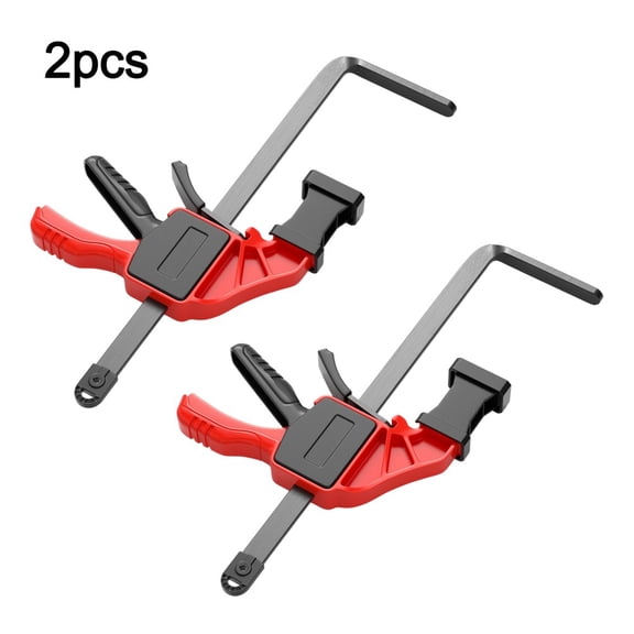 Zyllora 2Pcs Saw Guide Rail Clamp F Type Clamp for Track Saw Bar Clamps Quick-Release Trigger Clamp for Track Saw Woodworking Tools Upgraded