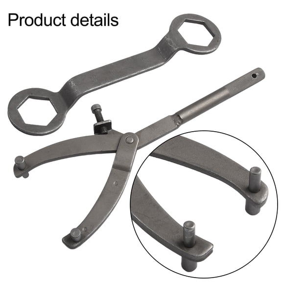 Zyllora 2Pcs Y-Shaped Flywheel Wrench Pulley Wrench for Motorcycle Scooter Pulley Double Head Disassembly Flywheel Tool Hand Tools Set