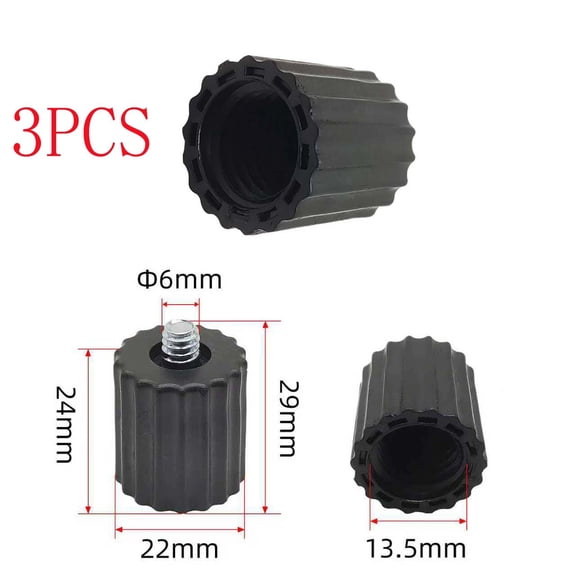 Zyllora 3Pcs 5/8 To 6Mm Level Adapter Conversion Head Bracket Adapter Accessories
