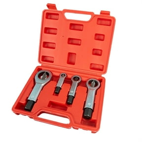 Zyllora 4Pcs Nuts Splitters Kit 9-27Mm Broken Damaged Corroded Stuck Nut Remover Tool Splitter Splitting Tools Hand Tools